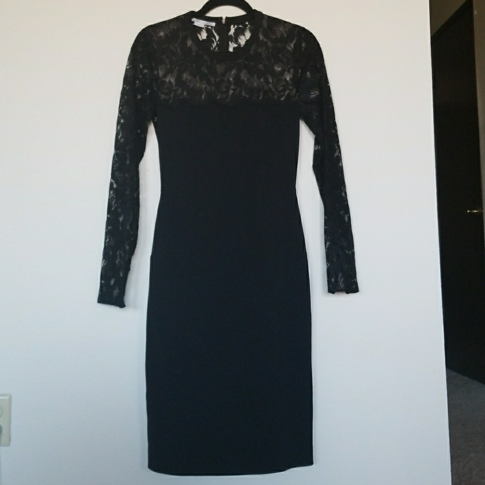Stella McCartney black lace dress